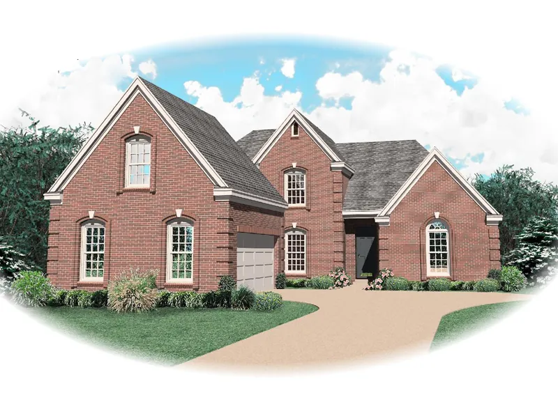 Country House Plan Front of Home - Madden Creek Traditional Home 087D-0601 - Shop House Plans and More