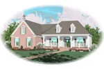 Southern House Plan Front of Home - Gilwood Country Home 087D-0603 - Search House Plans and More