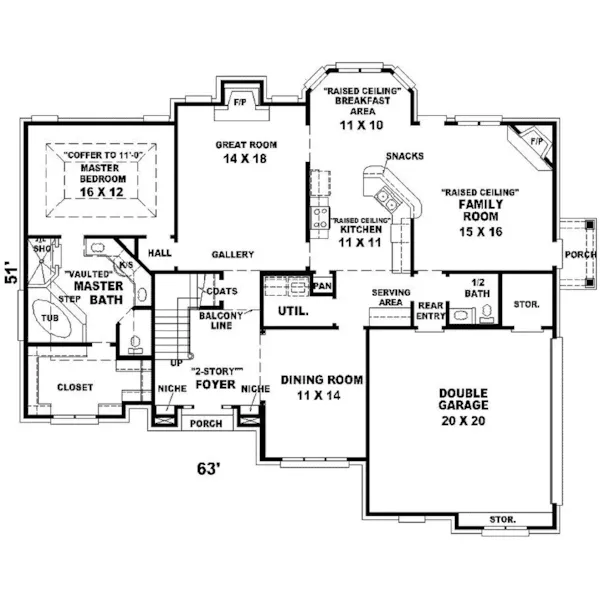 European House Plan First Floor - Dumont Park Luxury Home 087D-0619 - Search House Plans and More