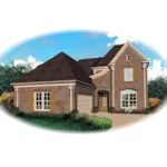 European House Plan Front of Home - Esther Farm Country French Home 087D-0620 - Search House Plans and More