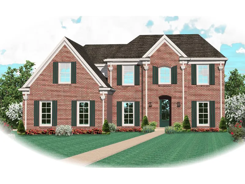 Country House Plan Front of Home - Lourdes Park Southern Home 087D-0628 - Shop House Plans and More