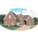 Southern House Plan Front of Home - Fox Trace Traditional Home 087D-0630 - Search House Plans and More