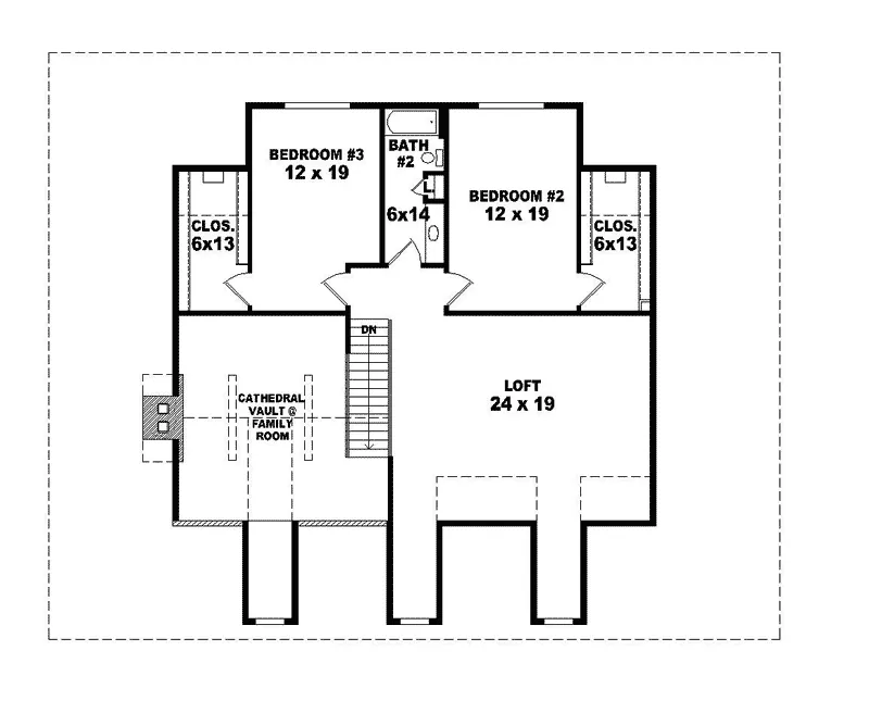 Farmhouse Plan Second Floor - Richard Place Plantation Home 087D-0635 - Shop House Plans and More