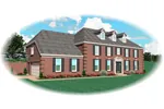 Southern Plantation House Plan Front of Home - Marstall Southern Home 087D-0641 - Shop House Plans and More