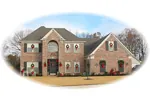 European House Plan Front of Home - Glenoak Place Traditional Home 087D-0643 - Search House Plans and More