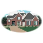 Country House Plan Front of Home - Caspian Place Traditional Home 087D-0648 - Search House Plans and More