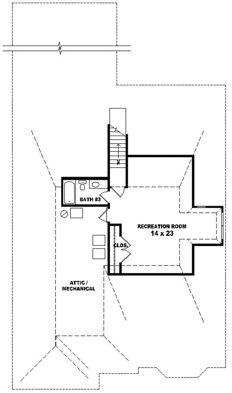 Colonial House Plan Second Floor - Fernanda Park European Home 087D-0656 - Search House Plans and More