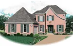Country French House Plan Front of Home - Patandy Place European Home 087D-0657 - Shop House Plans and More