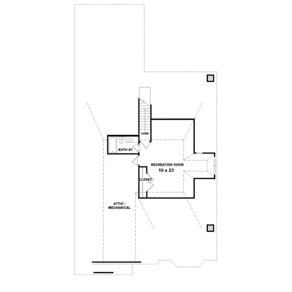 European House Plan Second Floor - Otterburn Cove Cottage Home 087D-0664 - Shop House Plans and More