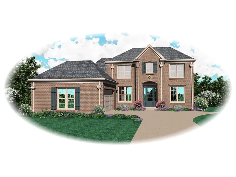 Country House Plan Front of Home - Glenmont Traditional Home 087D-0669 - Search House Plans and More