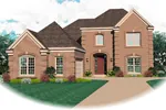Southern House Plan Front of Home - Lavalette Traditional Home 087D-0677 - Shop House Plans and More
