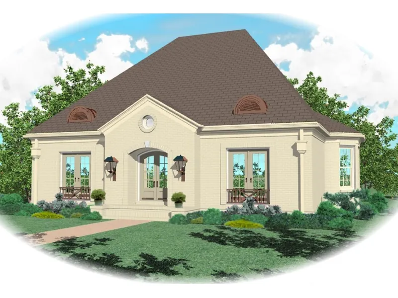Luxury House Plan Front of Home - Falconridge Country French Home 087D-0692 - Search House Plans and More