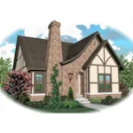 Luxury House Plan Front of Home - Apollo Hill Tudor Cottage Home 087D-0699 - Search House Plans and More