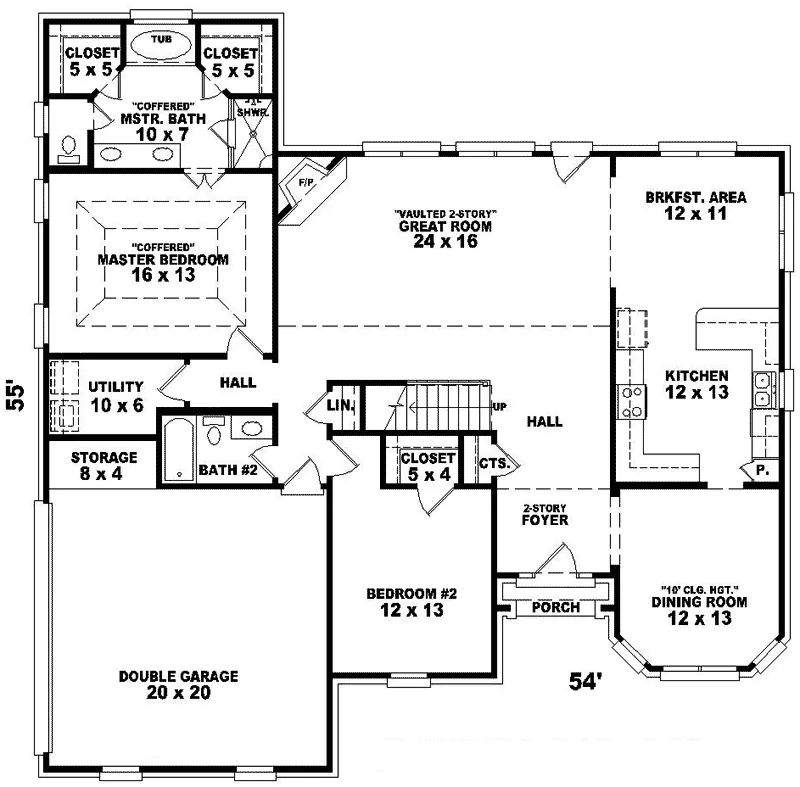 European House Plan First Floor - Amber Valley Luxury Home 087D-0728 - Search House Plans and More
