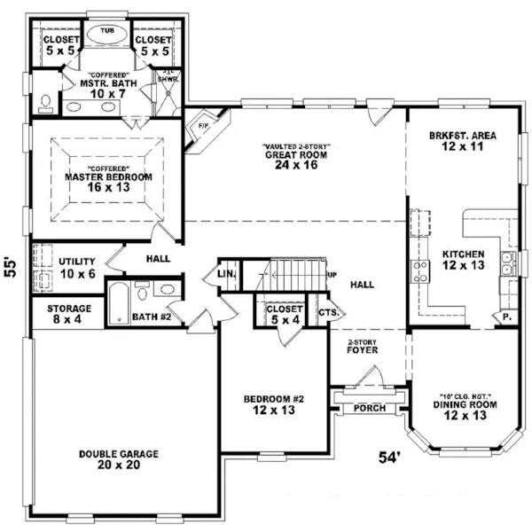 European House Plan First Floor - Amber Valley Luxury Home 087D-0728 - Search House Plans and More