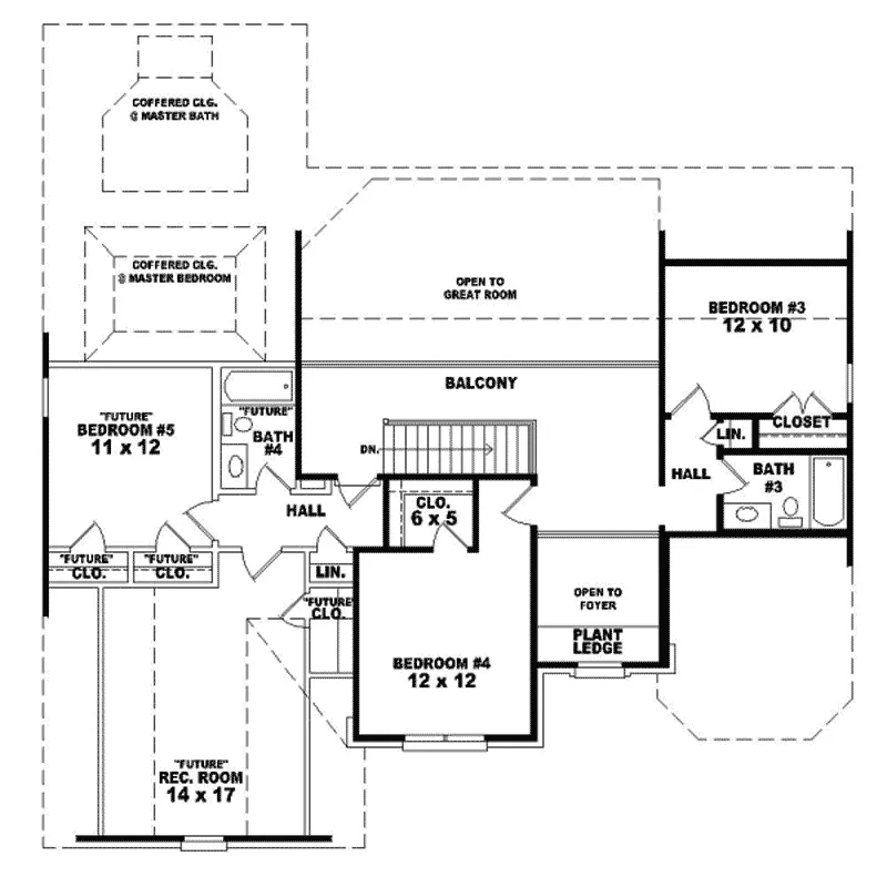 European House Plan Second Floor - Amber Valley Luxury Home 087D-0728 - Search House Plans and More