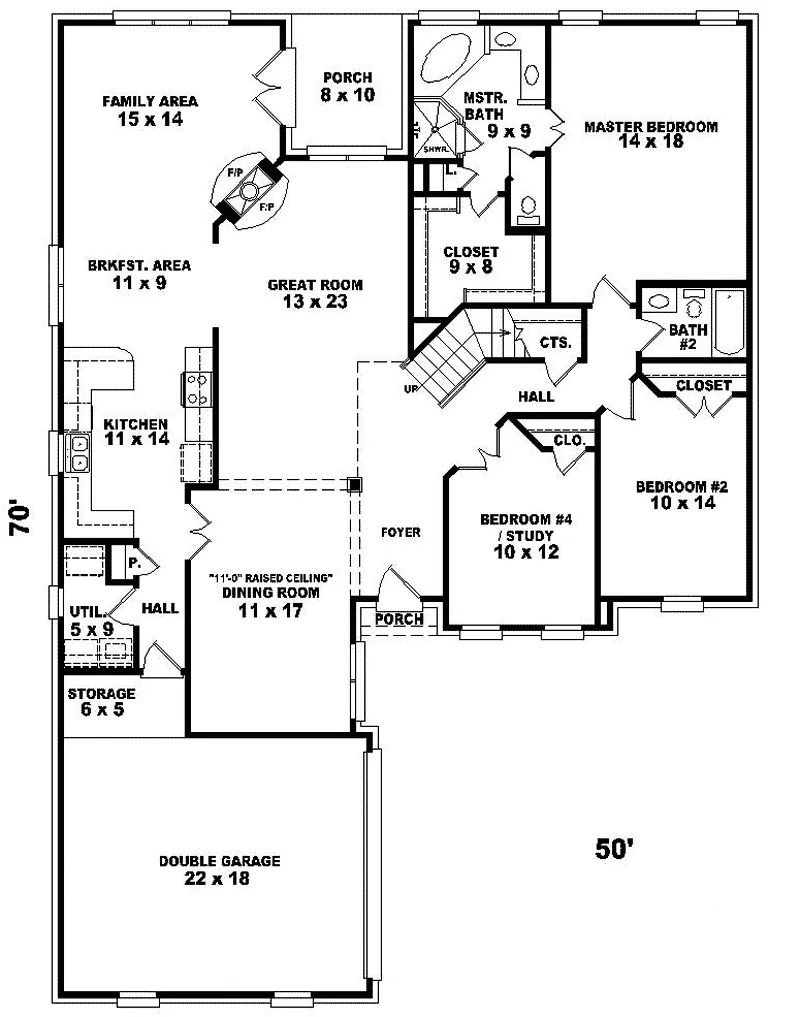 Traditional House Plan First Floor - Nottingham Southern Luxury Home 087D-0737 - Shop House Plans and More