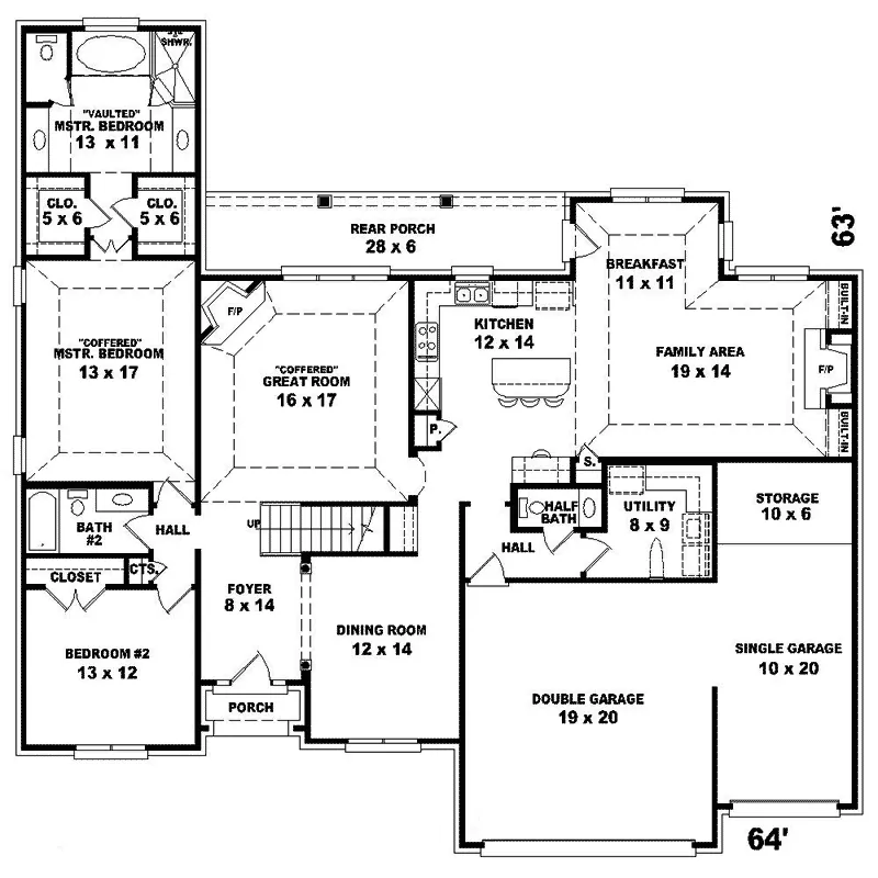 European House Plan First Floor - Cydonia Traditional Home 087D-0742 - Search House Plans and More