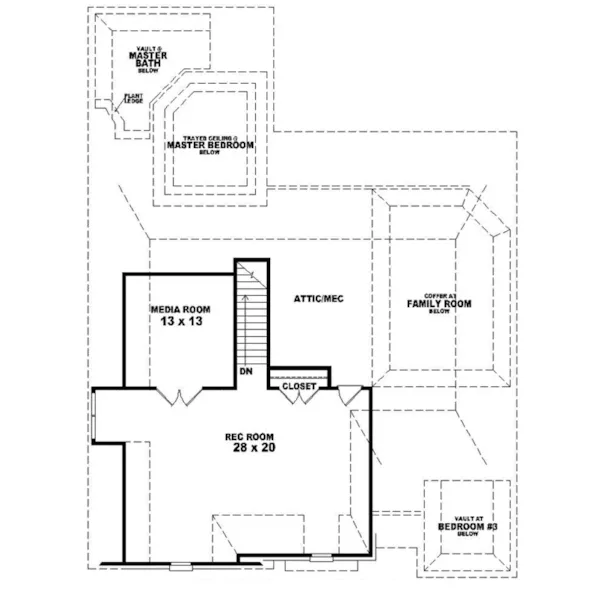 Country House Plan Second Floor - Valence European Home 087D-0746 - Shop House Plans and More