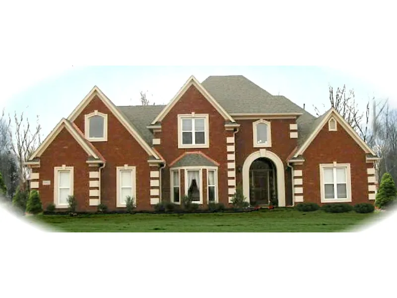 European House Plan Front of Home - Elmham Traditional Home 087D-0753 - Search House Plans and More