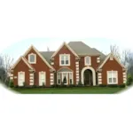 European House Plan Front of Home - Elmham Traditional Home 087D-0753 - Search House Plans and More