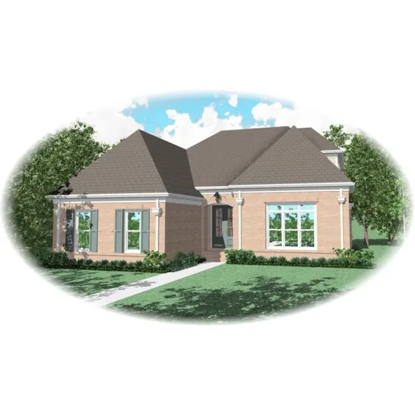 Country House Plan Front of Home - Harper Luxury Home 087D-0756 - Search House Plans and More