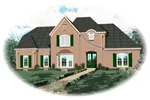 European House Plan Front of Home - Parma Mill European Home 087D-0761 - Shop House Plans and More