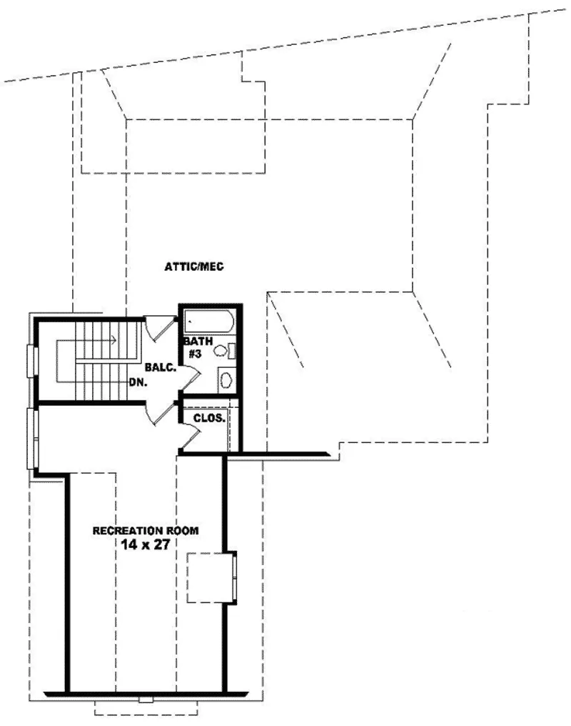 European House Plan Second Floor - Montauk Spring Cottage Home 087D-0782 - Shop House Plans and More