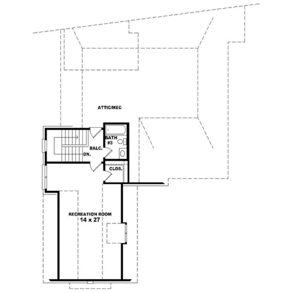 Country House Plan Second Floor - Montauk Spring Cottage Home 087D-0782 - Shop House Plans and More