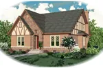 Southern House Plan Front of Home - Trafalgar English Tudor Home 087D-0789 - Shop House Plans and More