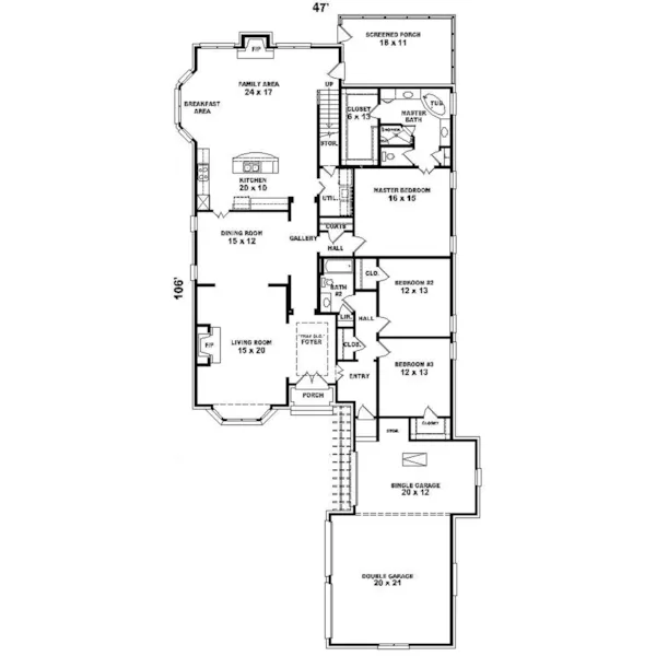 Luxury House Plan First Floor - Paquerette European Home 087D-0801 - Shop House Plans and More