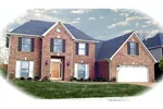 European House Plan Front of Home - Coquina Crossing Two-Story Home 087D-0809 - Search House Plans and More