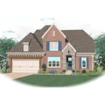 Craftsman House Plan Front of Home - Kimberly Traditional Home 087D-0811 - Search House Plans and More