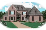 Luxury House Plan Front of Home - Higgins European Home 087D-0819 - Search House Plans and More