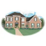 European House Plan Front of Home - Lonedell Lake Southern Home 087D-0828 - Shop House Plans and More