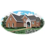 European House Plan Front of Home - Malinmor Traditional Home 087D-0830 - Shop House Plans and More