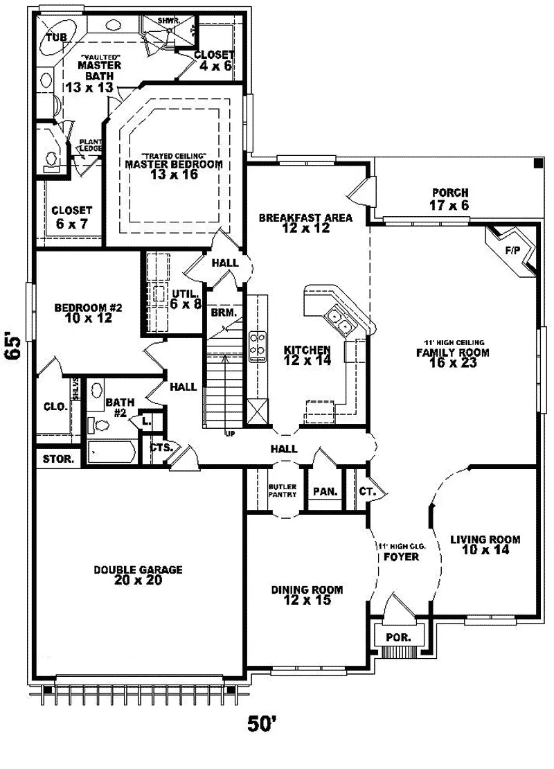 Country House Plan First Floor - Parkside Acres European Home 087D-0833 - Shop House Plans and More