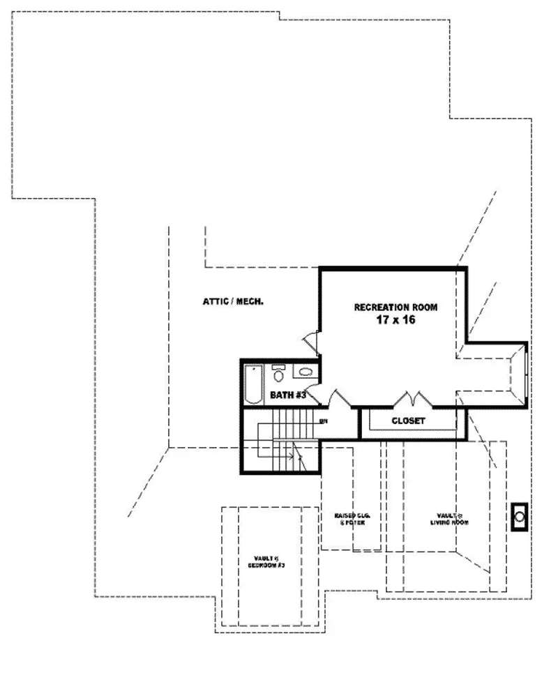European House Plan Second Floor - Locksley Manor European Home 087D-0838 - Shop House Plans and More