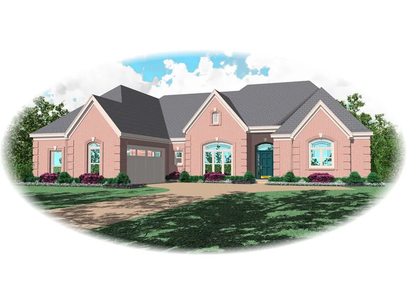Luxury House Plan Front of Home - Chamberry Traditional Home 087D-0840 - Search House Plans and More