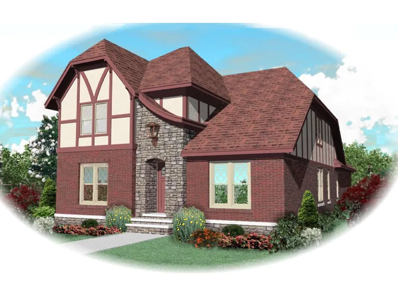 Arts & Crafts House Plan Front of Home - Gladfield Craftsman Home 087D-0848 - Search House Plans and More