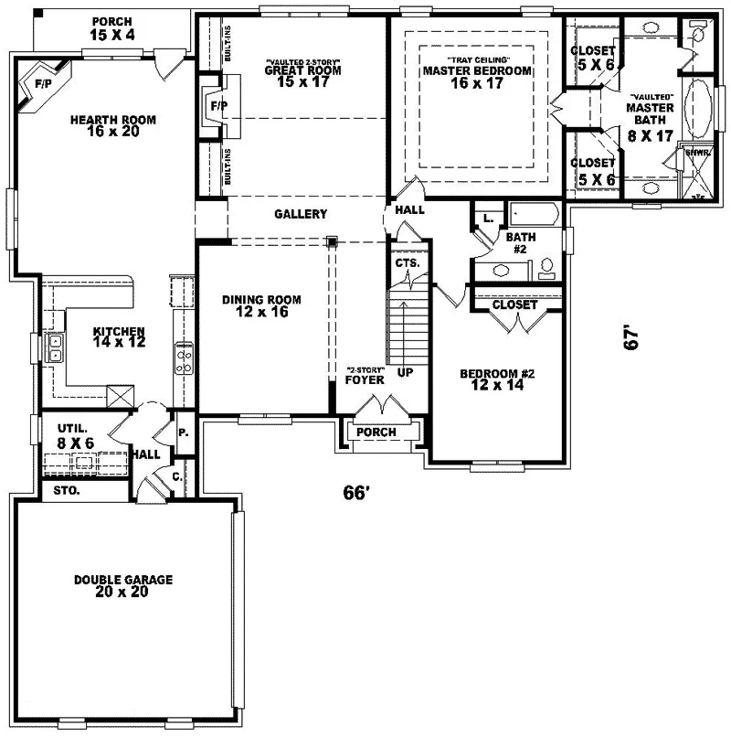Luxury House Plan First Floor - Oakstone Luxury Home 087D-0861 - Shop House Plans and More