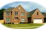 European House Plan Front of Home - Foley Lake Traditional Home 087D-0865 - Search House Plans and More
