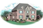 Southern House Plan Front of Home - Delmonico Narrow Lot Home 087D-0870 - Search House Plans and More