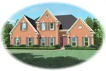 Country House Plan Front of Home - Minturn Traditional Home 087D-0871 - Shop House Plans and More