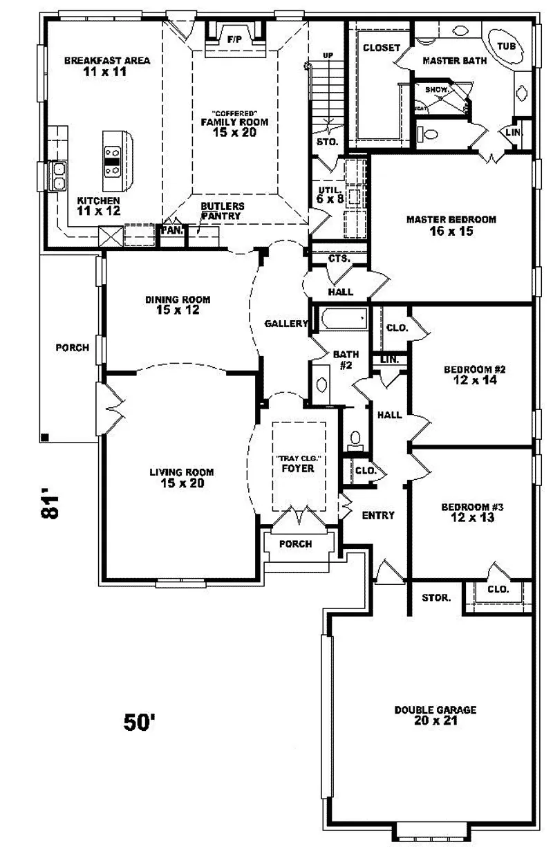 European House Plan First Floor - Babler Meadows European Home 087D-0883 - Search House Plans and More