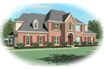 European House Plan Front of Home - Brooking Park Traditional Home 087D-0884 - Search House Plans and More