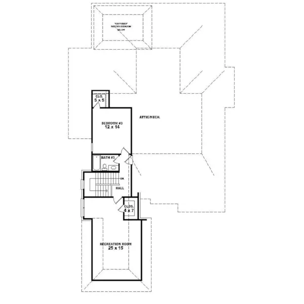 European House Plan Second Floor - Dionna Elegant European Home 087D-0898 - Search House Plans and More