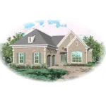 European House Plan Front of Home - Dionna Elegant European Home 087D-0898 - Search House Plans and More