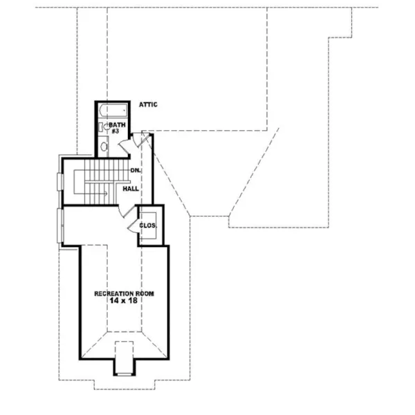 Luxury House Plan Second Floor - Lakehollow Stucco Home 087D-0901 - Shop House Plans and More