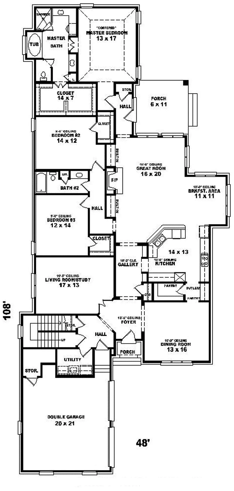 Victorian House Plan First Floor - Norberg Palms Luxury Home 087D-0902 - Shop House Plans and More